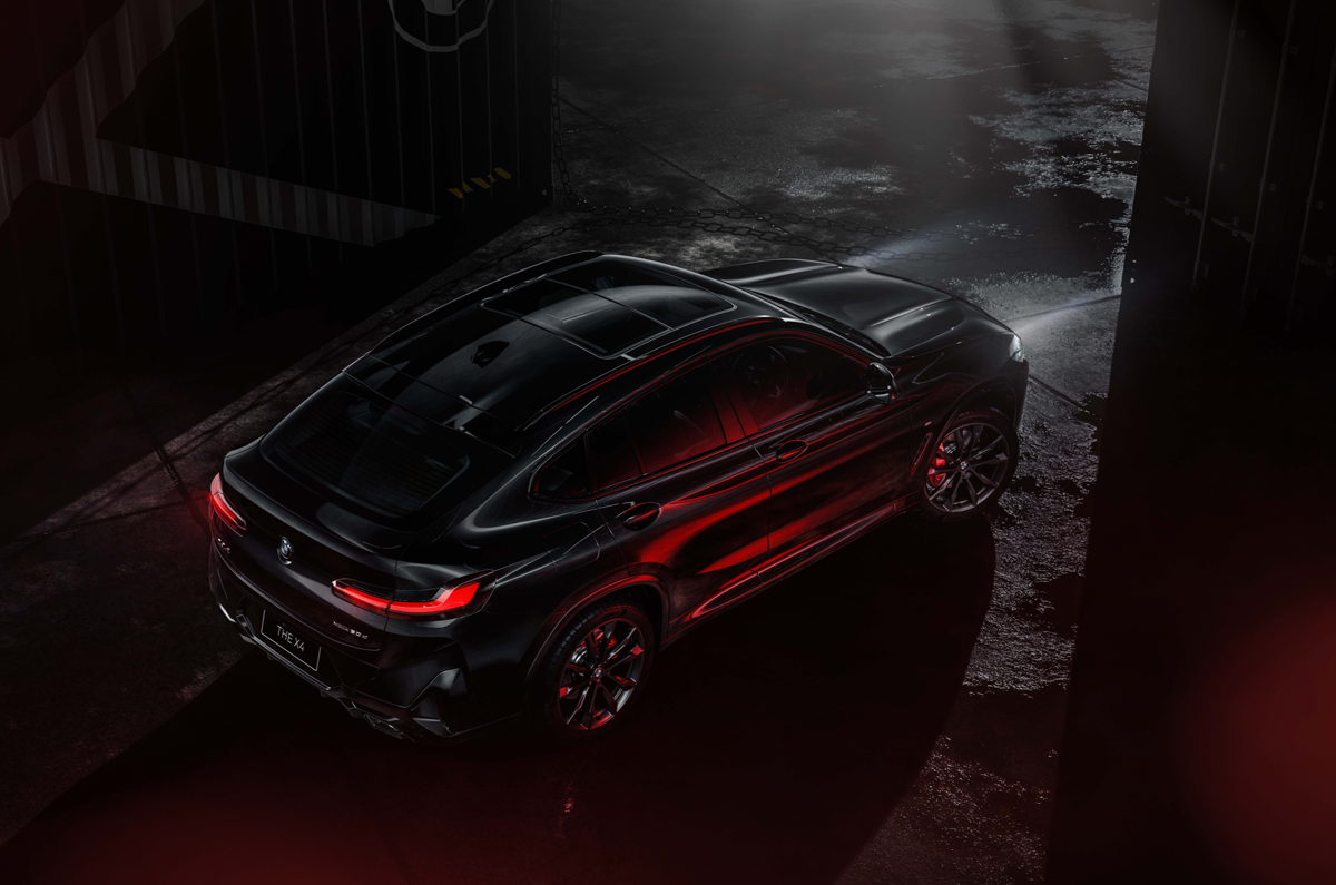 BMW X4 facelift Black Shadow Edition teased 